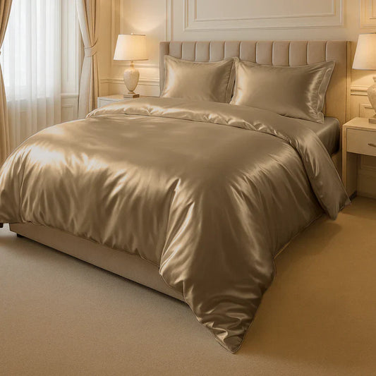 Waarom satijnen dekbedovertrekken luxe en comfort combineren