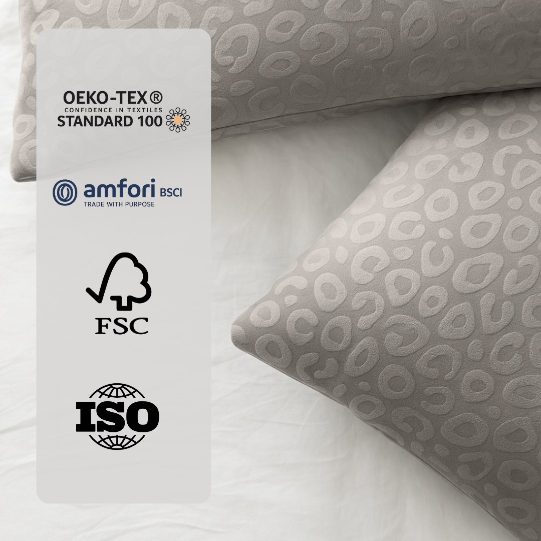 YNOT Dreambed Cloud Velvet Panther Skin Light Taupe