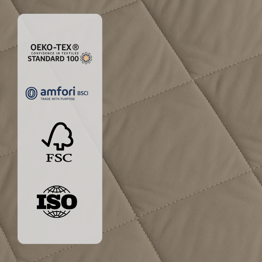 YNOT Dreambed Light Original Taupe (220cm lang)