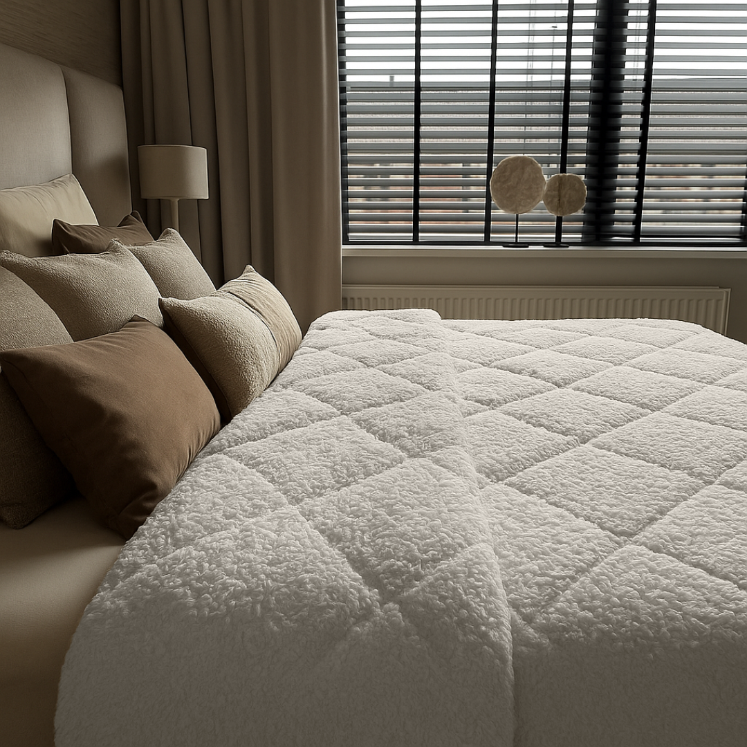 Dekbed Zonder Overtrek Teddy™ Pearl White