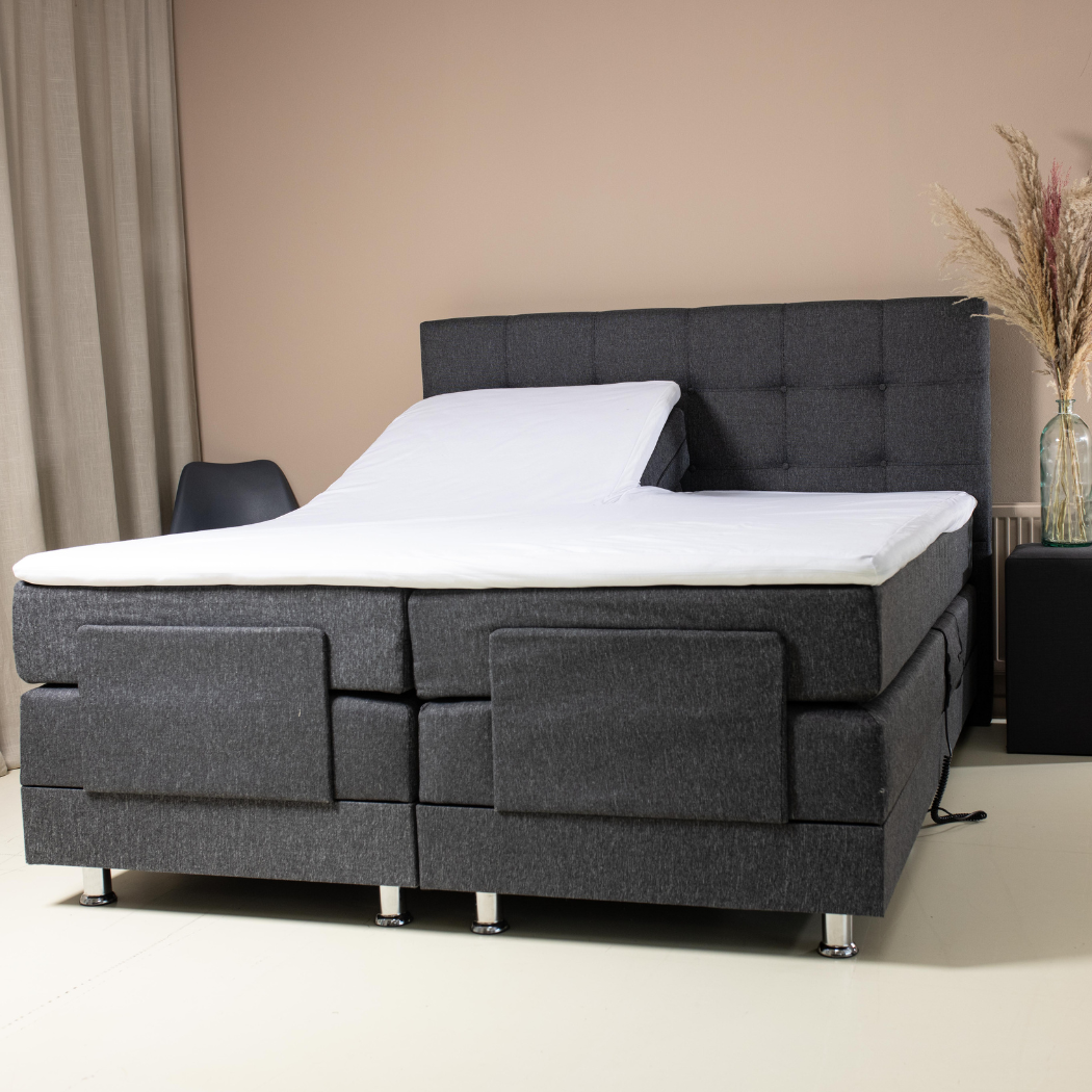 Split-topper Molton hoeslaken