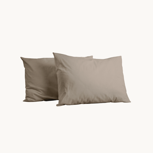 Y-NOT Kussenslopen Taupe Grey 60x70cm 2-Pack