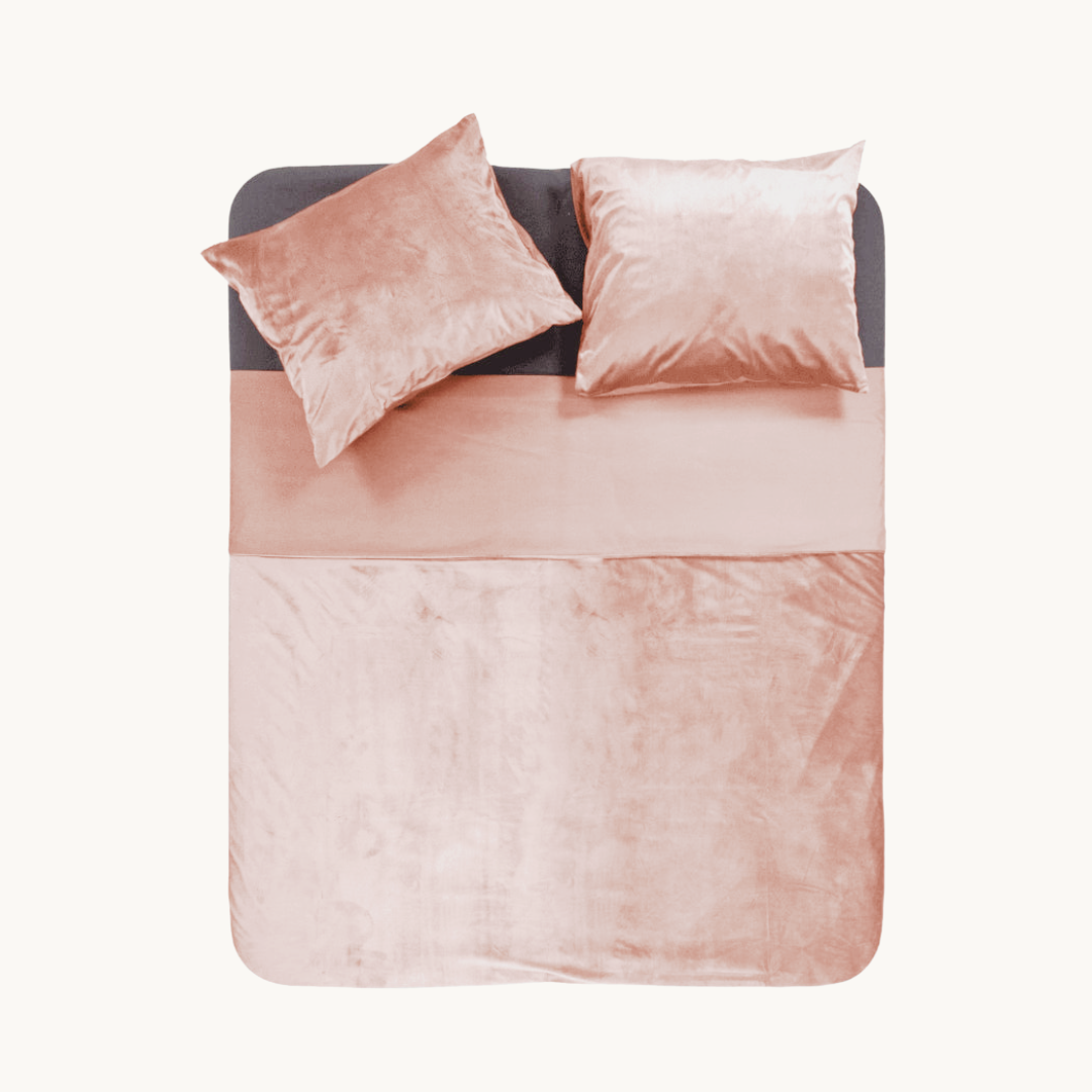 Dekbedovertrek set Velvet Roze