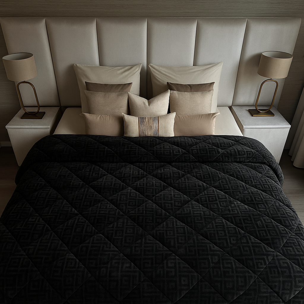 Dekbed Zonder Overtrek Signature Velvetâ„¢ Designer Black