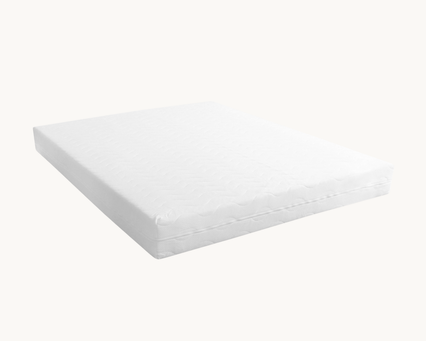 Amore Teddyrib bed met Opbergruimte + Hybrid Pocket 500 Matras - Nº28 - Pearl White