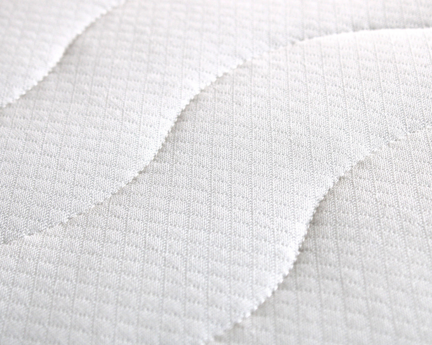 Amore Teddyrib bed met Opbergruimte + Hybrid Pocket 500 Matras - Nº28 - Pearl White