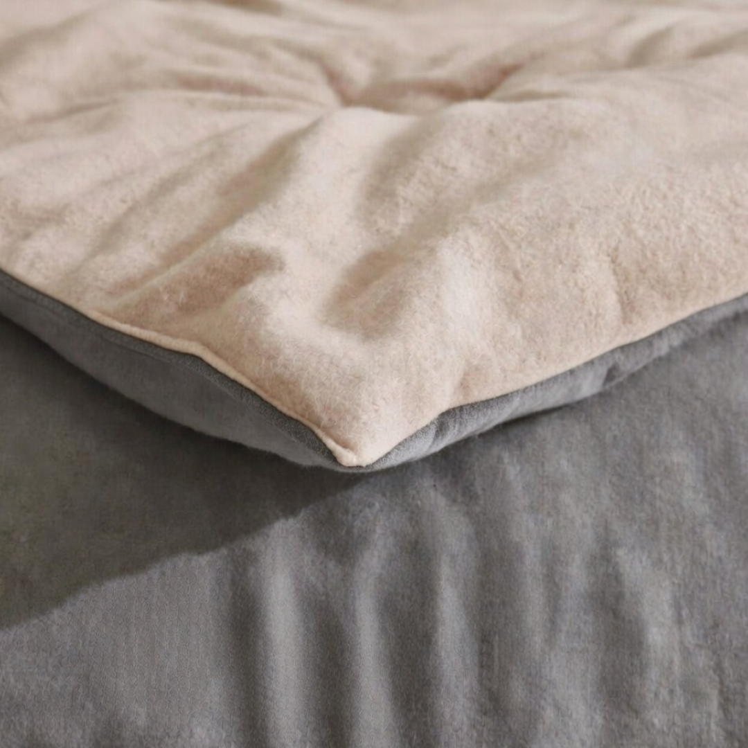Y-NOT Jersey Flanel Dekbed Taupe/Antra
