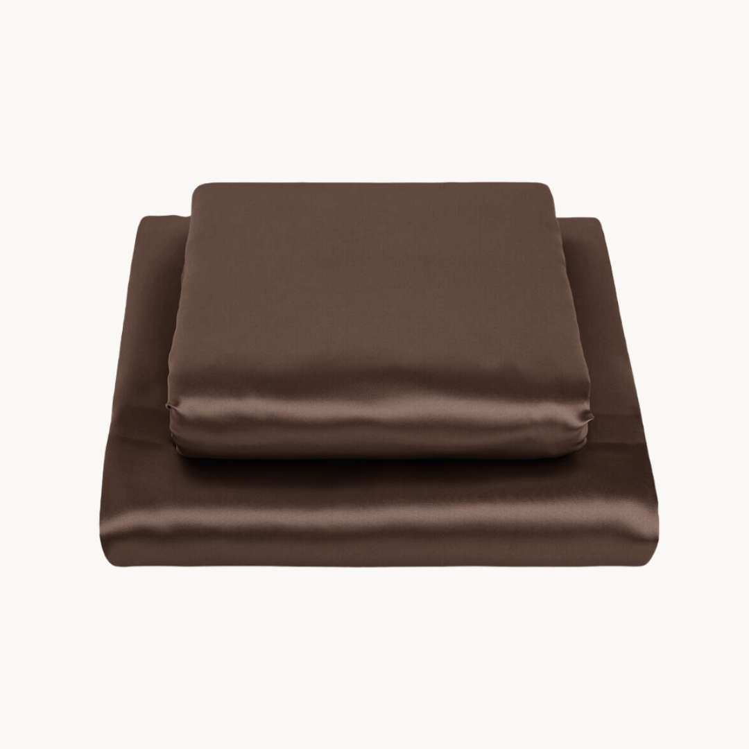 Dekbedovertrek Satijn™ Effen Luxurious Brons