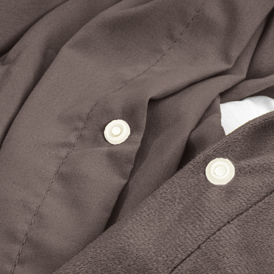 Dekbedovertrek set Velvet Taupe/Grey