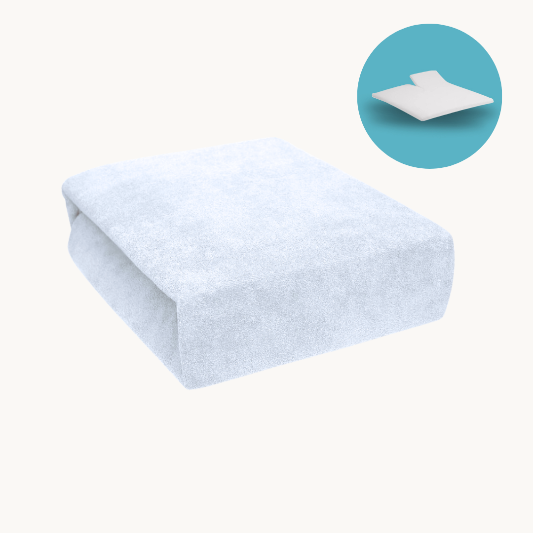 Waterdicht Badstof Split-topper Molton hoeslaken Premium