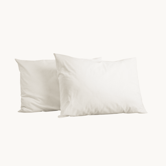 Y-NOT Kussenslopen Percal Katoen Pearl White 60x70 cm 2-pack