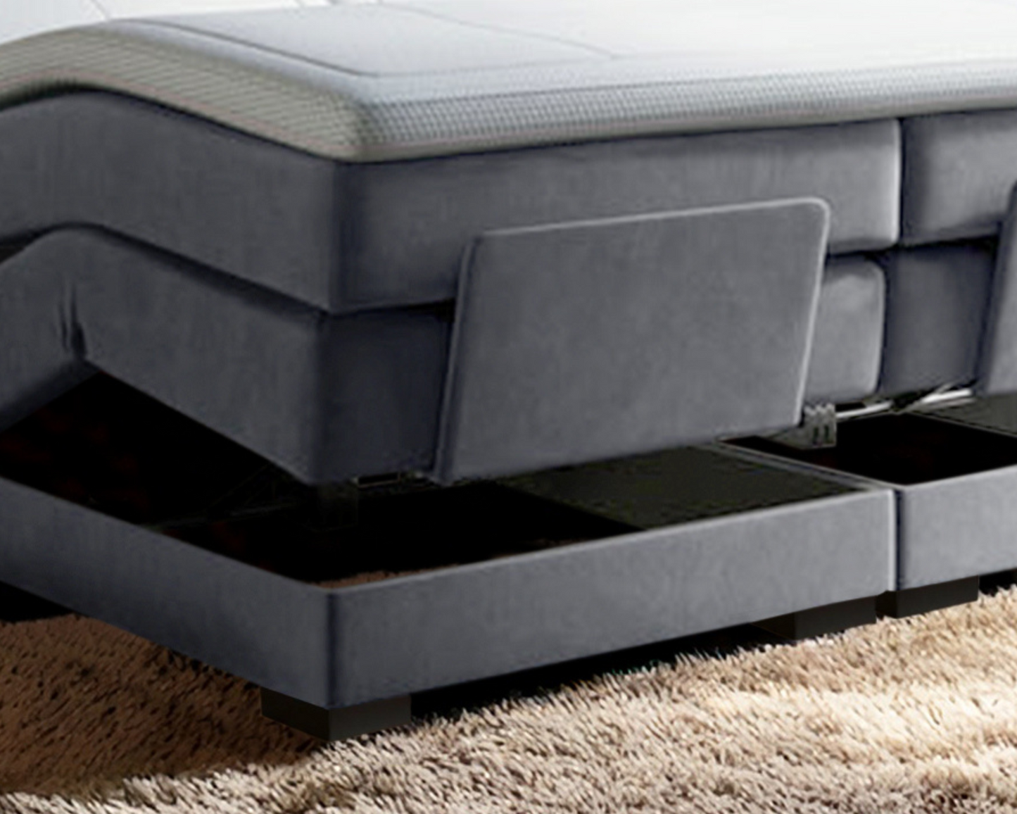 Y-NOT - Elektrische Boxspring - Lumière - Complete set - Nº15 Gray