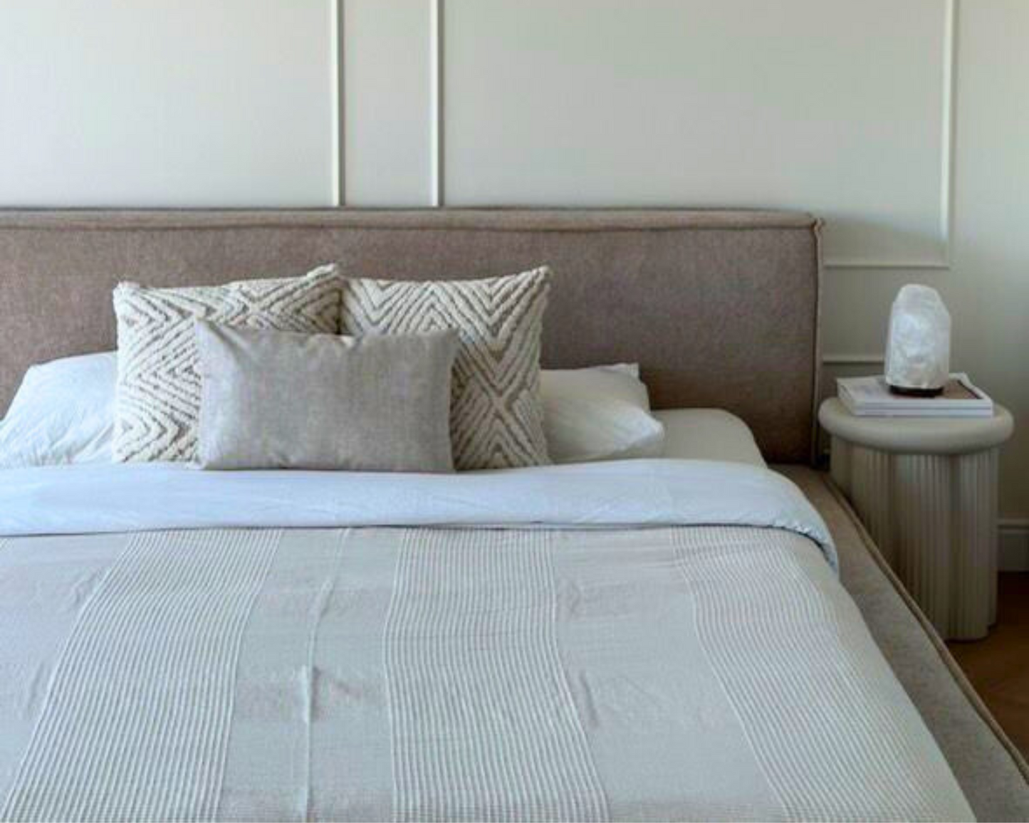 Amore Teddy bed met Opbergruimte + Hybrid Pocket 500 Matras - Nº16 - Soft Taupe
