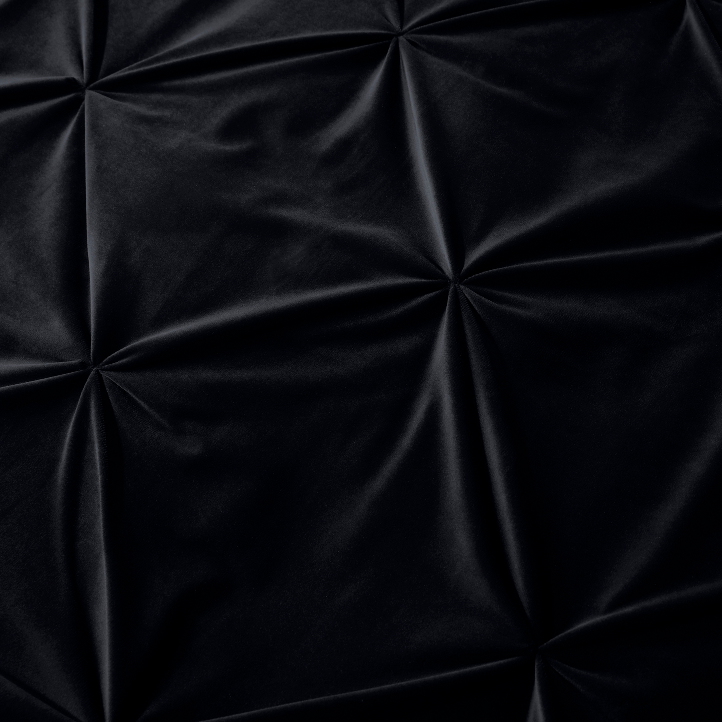 Dekbedovertrek set - Velvet Diamond Obsidian Black