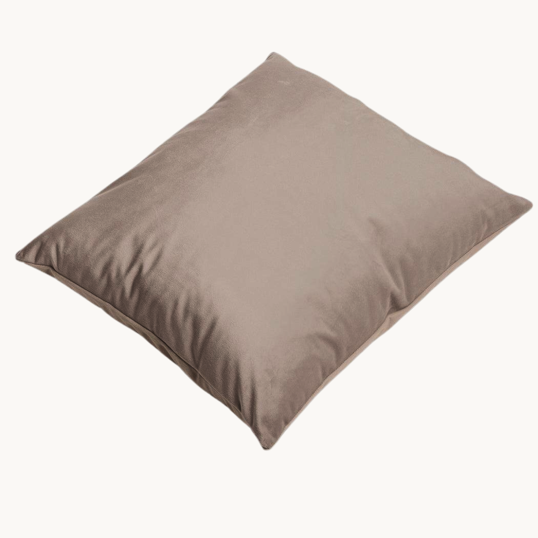 Y-NOT Kussenslopen Velvet Taupe/Grey 60x70 cm 2-pack