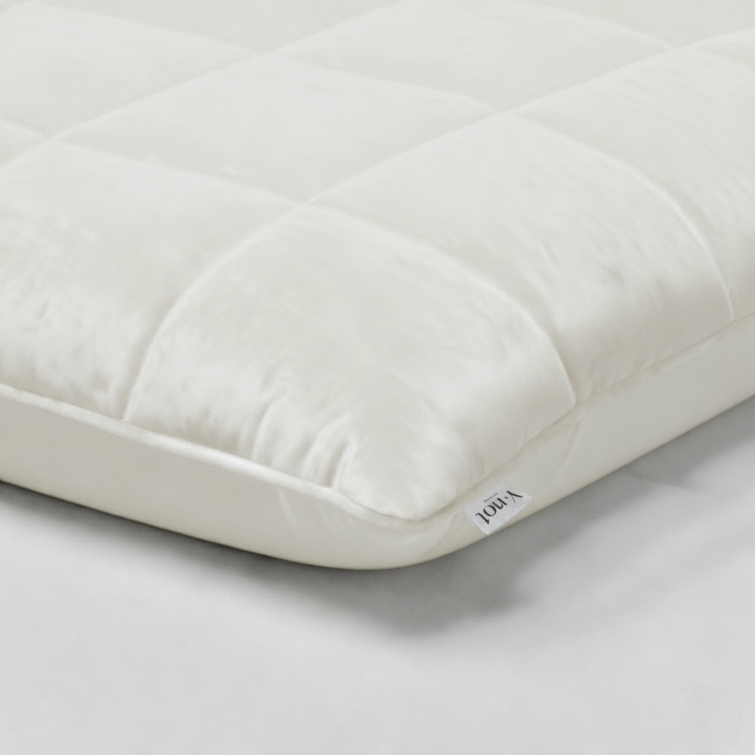 Y-NOT Kussenslopen Vol & Gevoerd Velvet Pearl White 2-Pack 60x70 cm