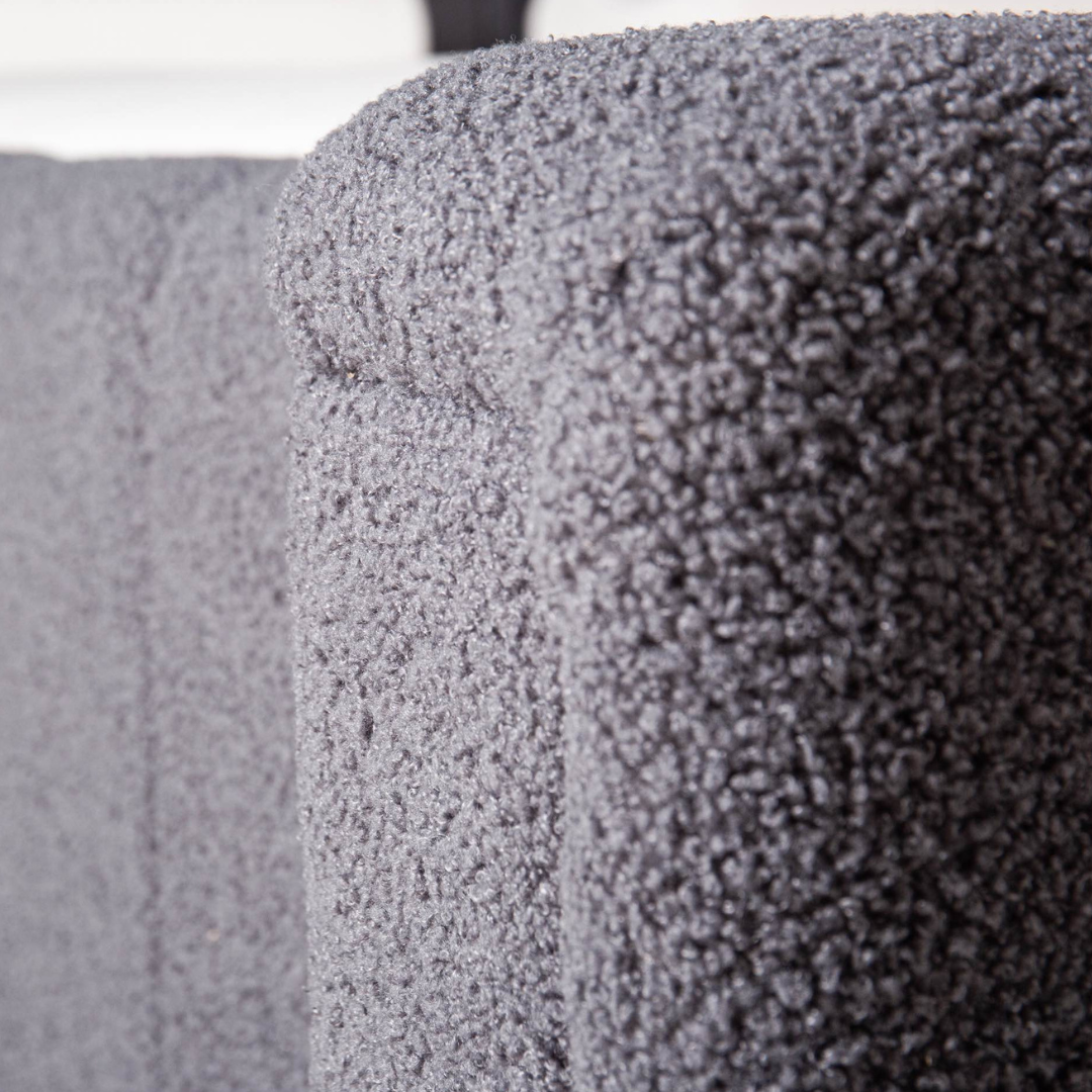Amore Rituals Teddy bed + Hybrid Pocket 500 Matras - Nº156 - Antracite