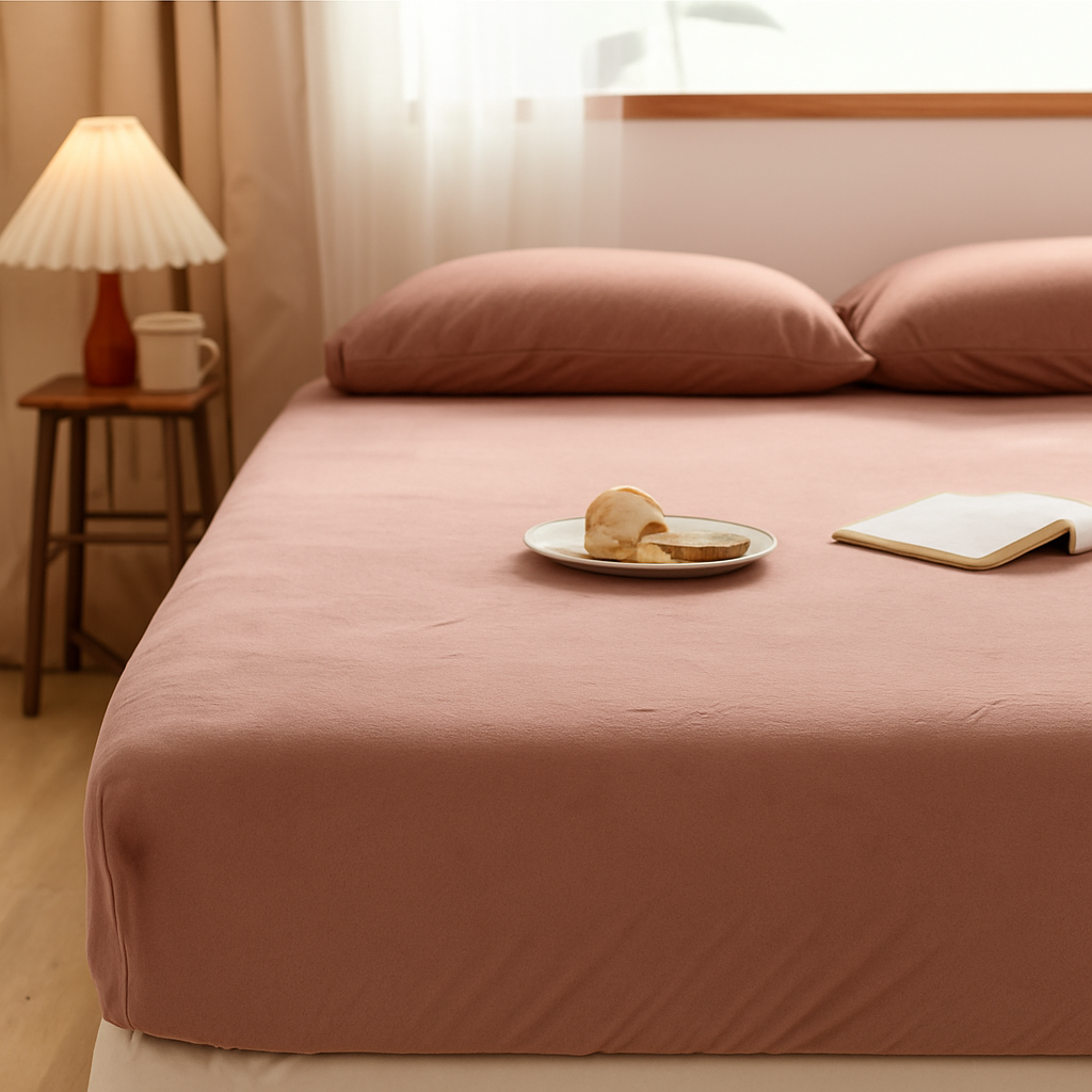 Matras Hoeslaken Velvet Pink