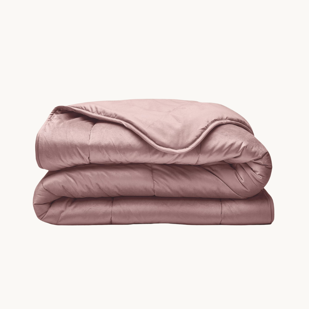 Dekbed Zonder Overtrek Velvet Old Pink