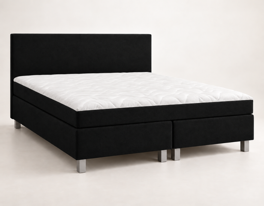 Y-NOT - Nora Boxspring - Complete set - Zwart