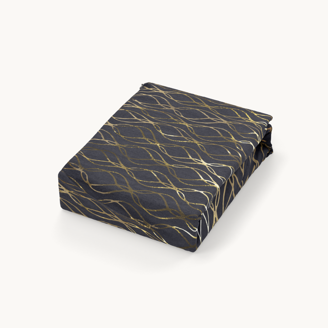 Dekbedovertrek Glam Luxe Gold Black