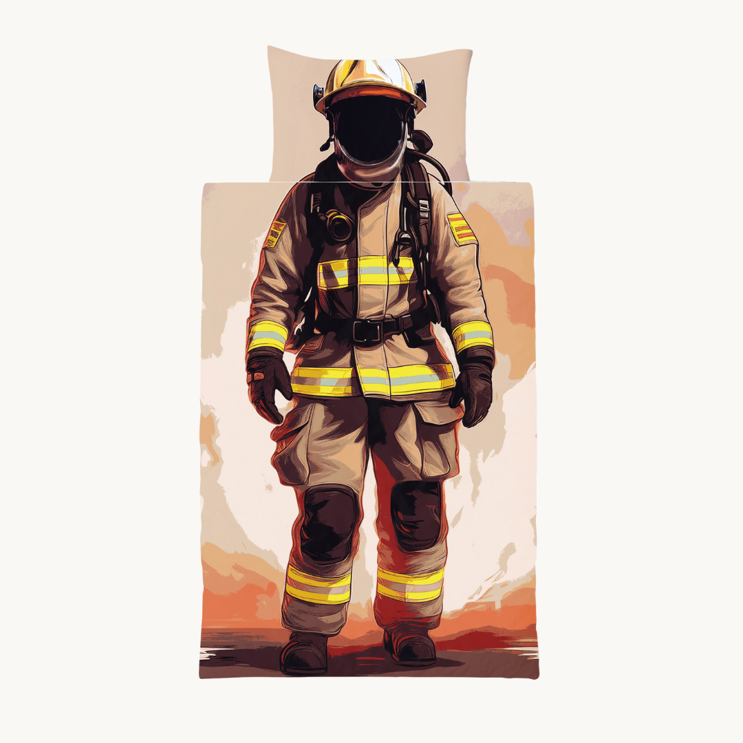 Kids Dekbed Zonder Overtrek Brandweerman Inclusief Kussensloop