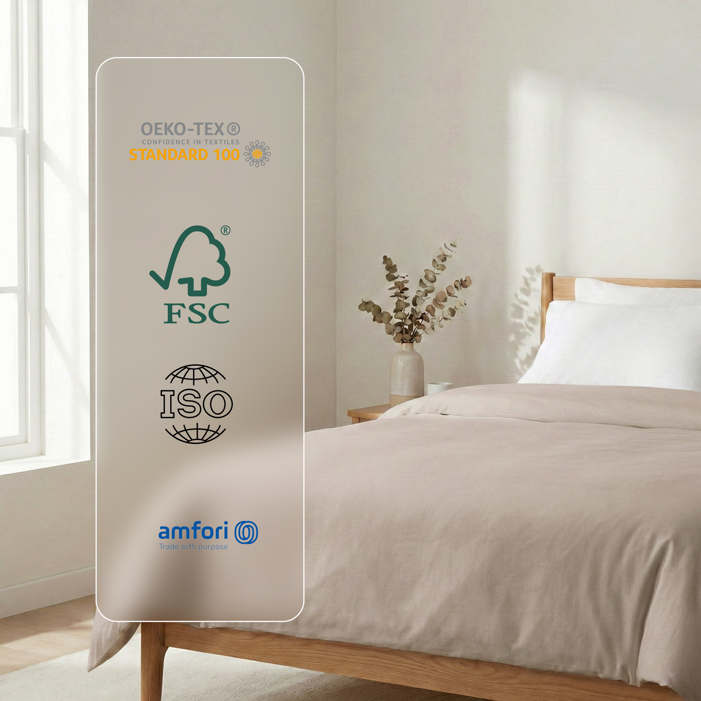 Matras Hoeslaken Premium Dubbel Jersey Katoen Taupe