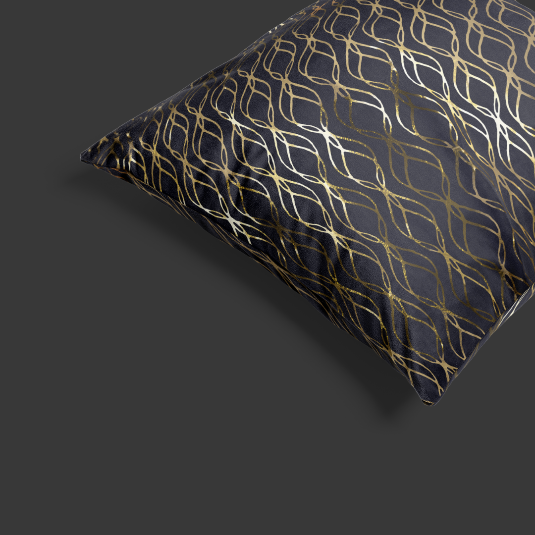 Dekbedovertrek Glam Luxe Gold Black