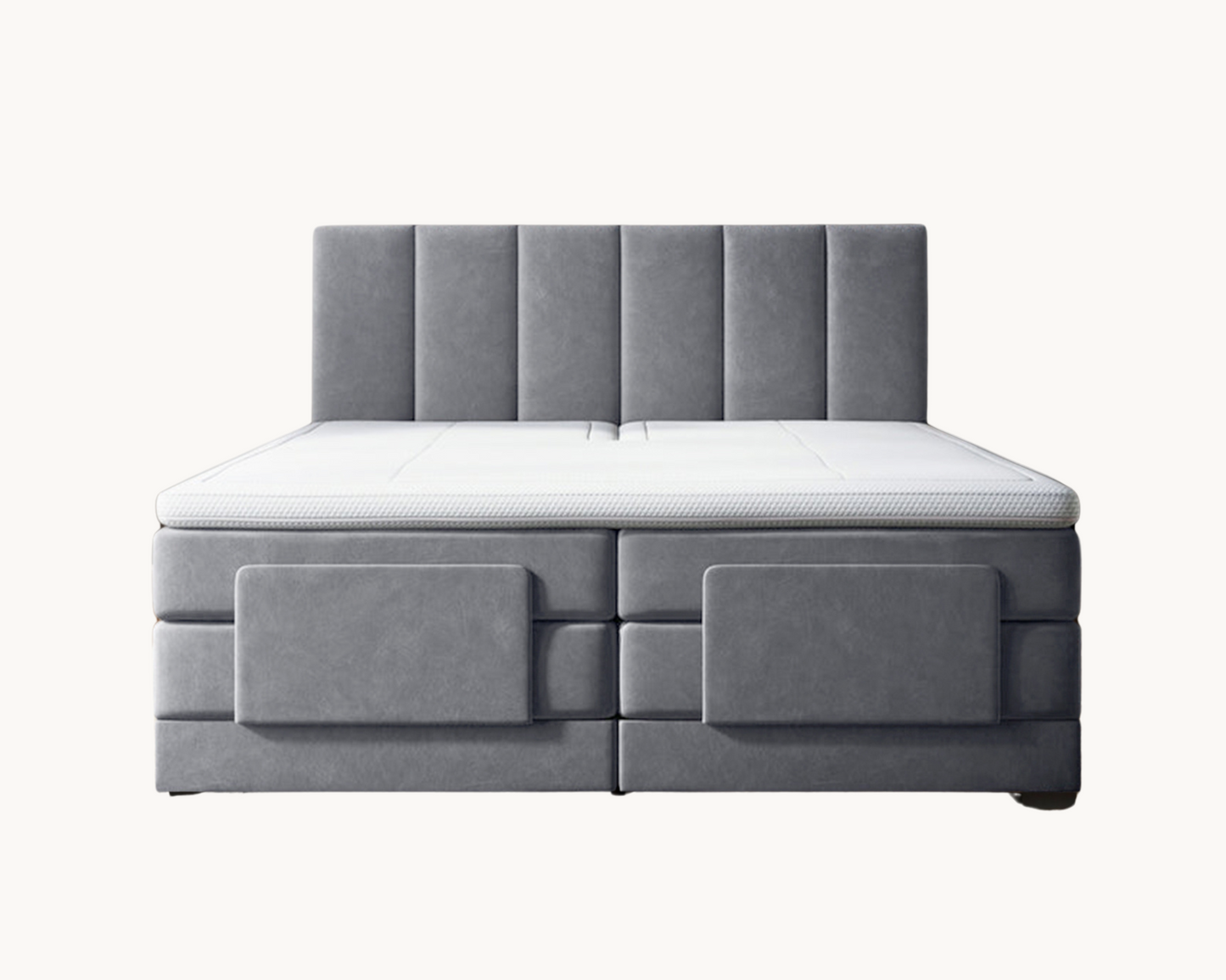 Y-NOT - Elektrische Boxspring - Lumière - Complete set - Nº15 Gray