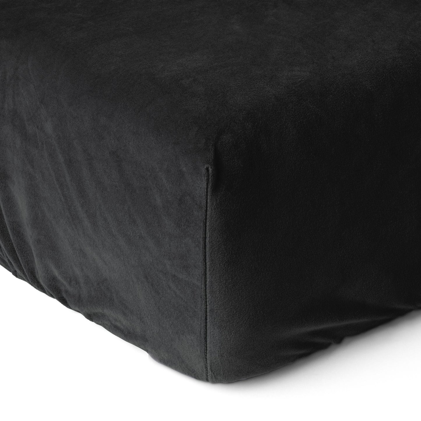 Matras Hoeslaken Velvet Jet Black