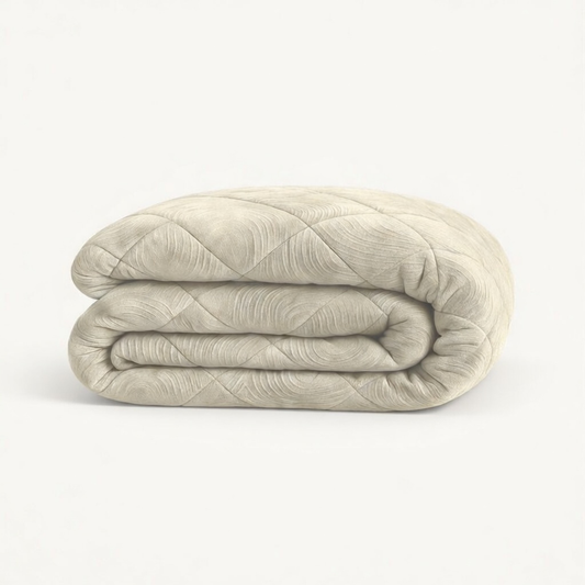 Y-NOT Velvet Dekbed Japandi Pearl White