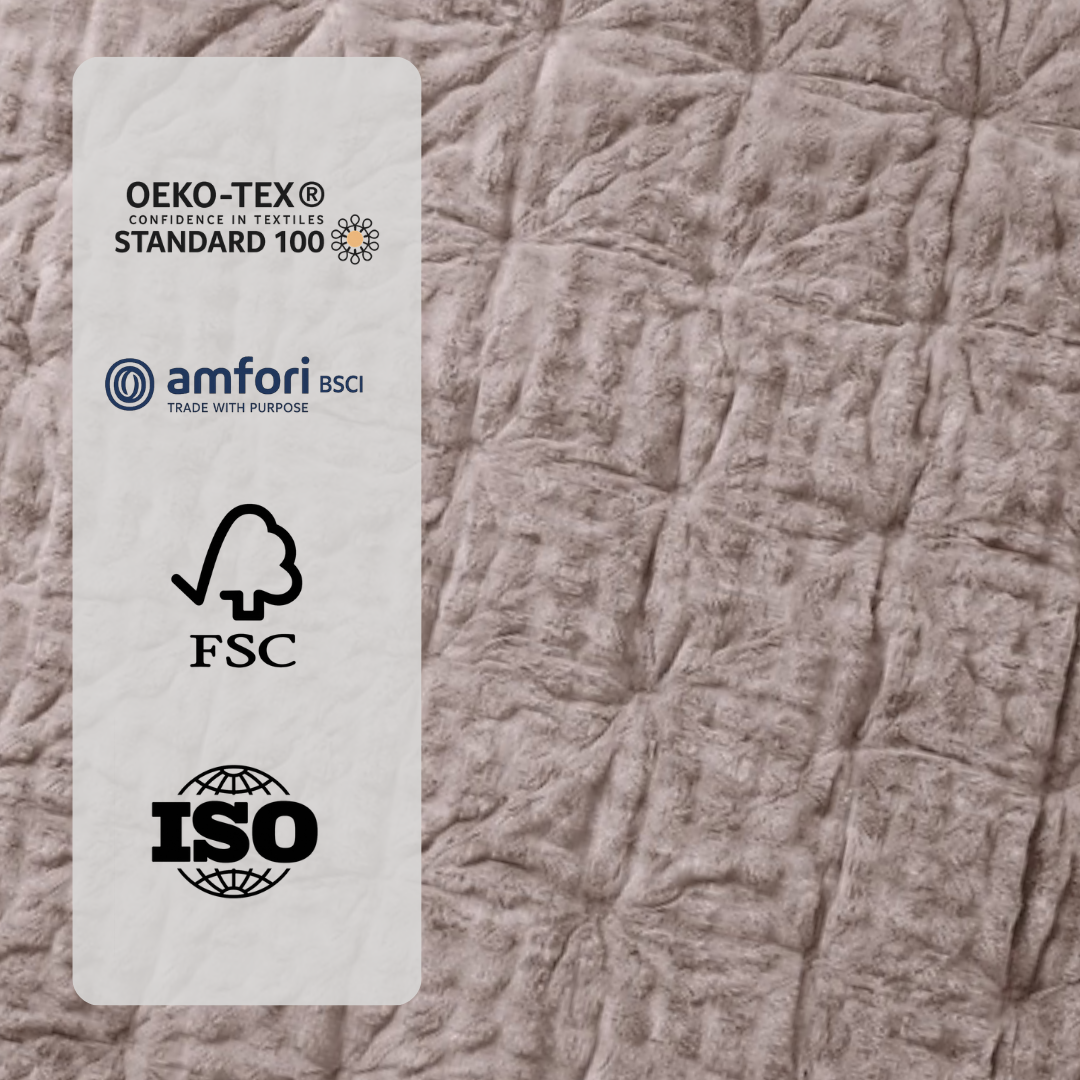 YNOT Dreambed Cloud Pom Pom Fur Taupe