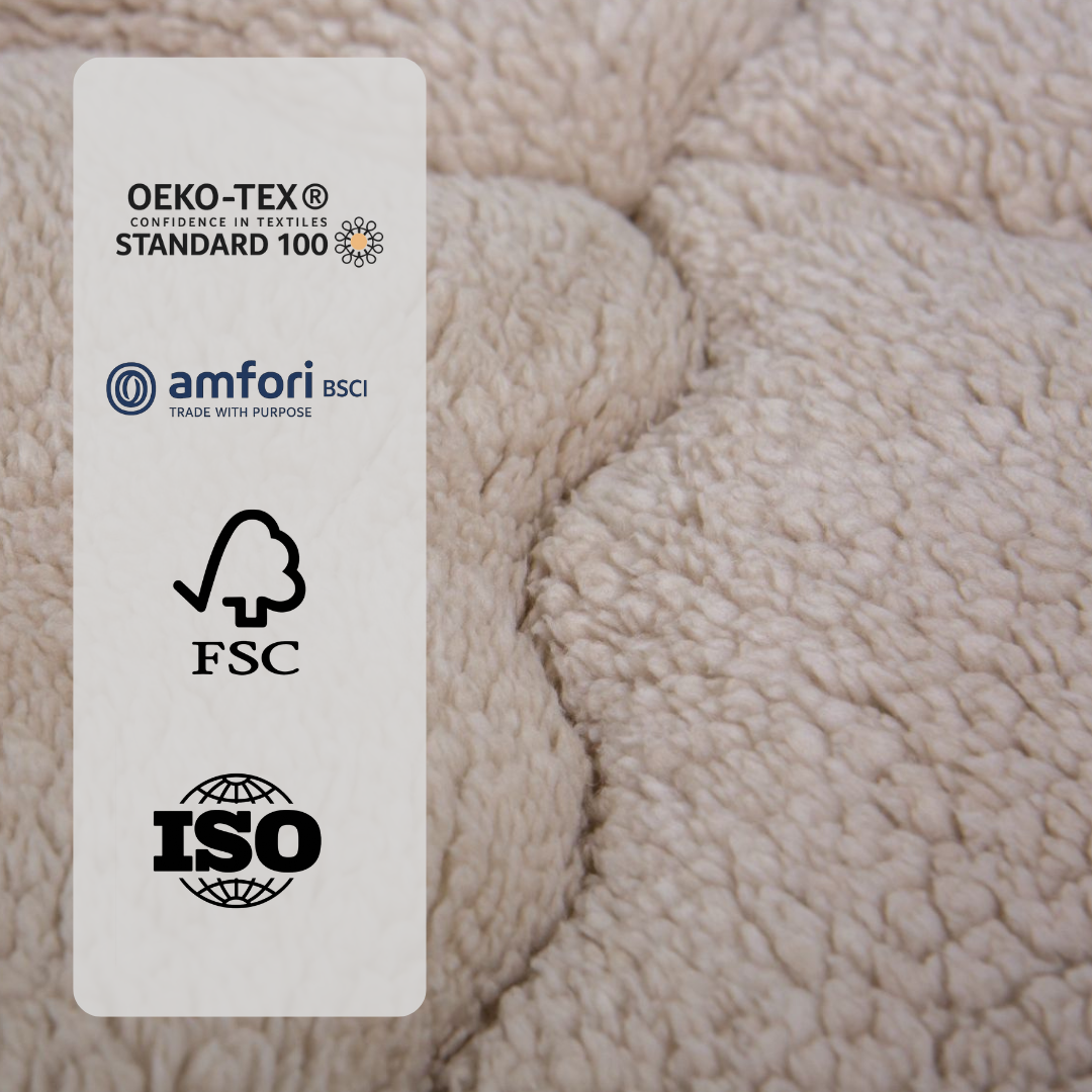 Dekbed Zonder Overtrek Teddy™ Iced Coffee Taupe