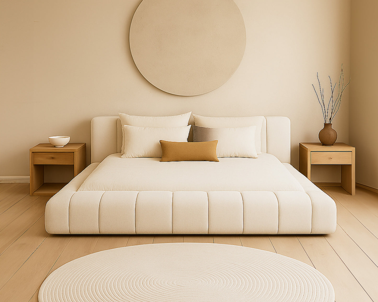 Amore Jazz Teddy bed + Hybrid Pocket 500 Matras - Nº28 - Pearl White