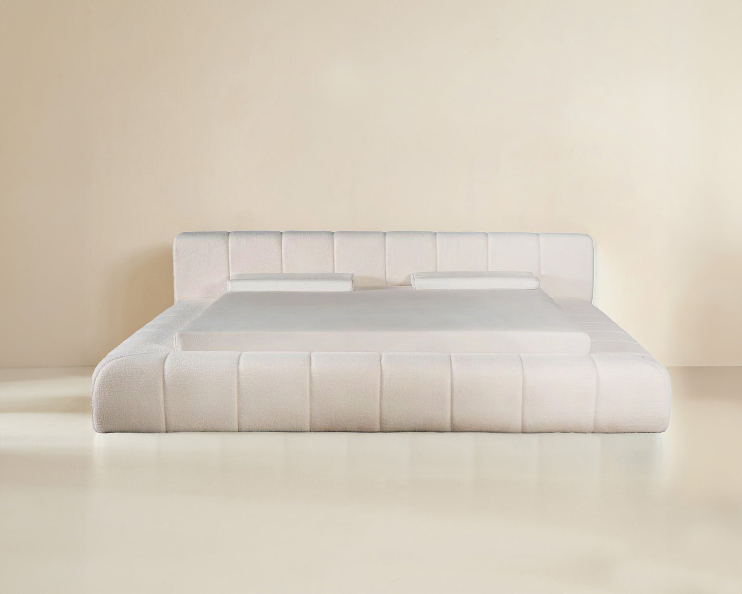 Amore Jazz Teddy bed + Hybrid Pocket 500 Matras - Nº28 - Pearl White