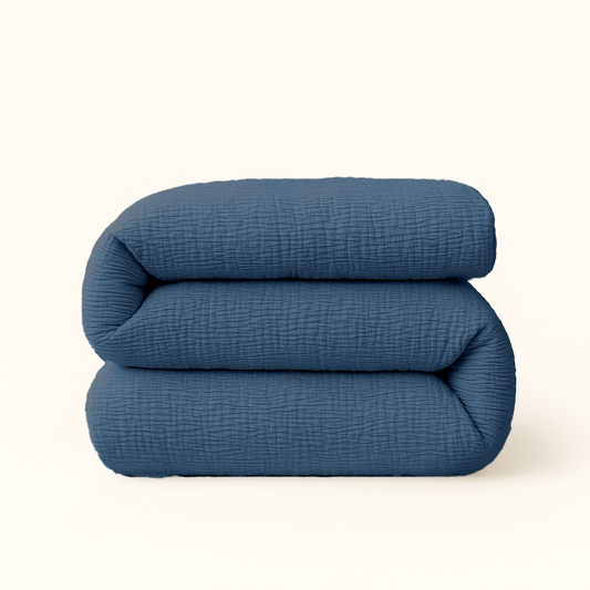 Dekbed Zonder Overtrek Micro Mousseline Petrol