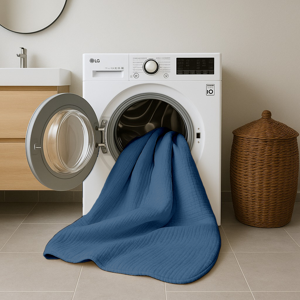 Dekbed Zonder Overtrek Micro Mousseline Petrol