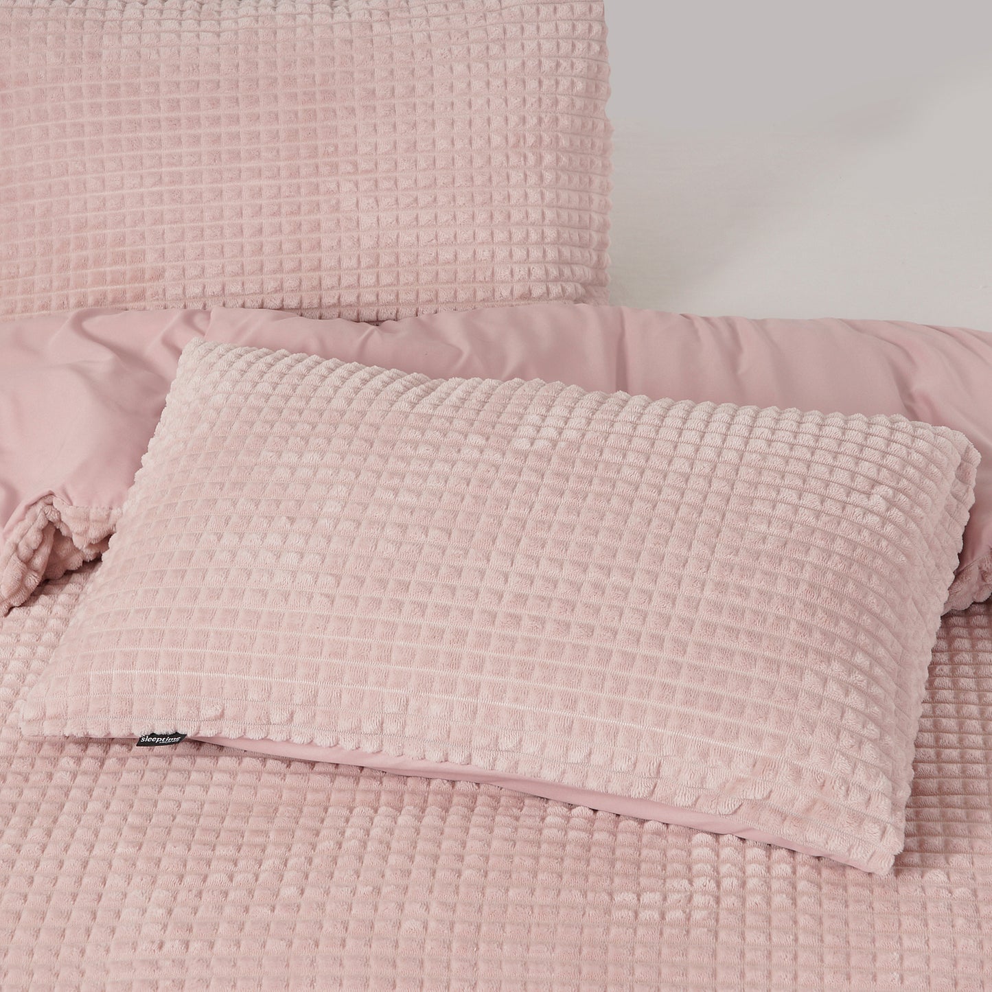Dekbedovertrek Teddy Polar Bear Fur Soft Pink