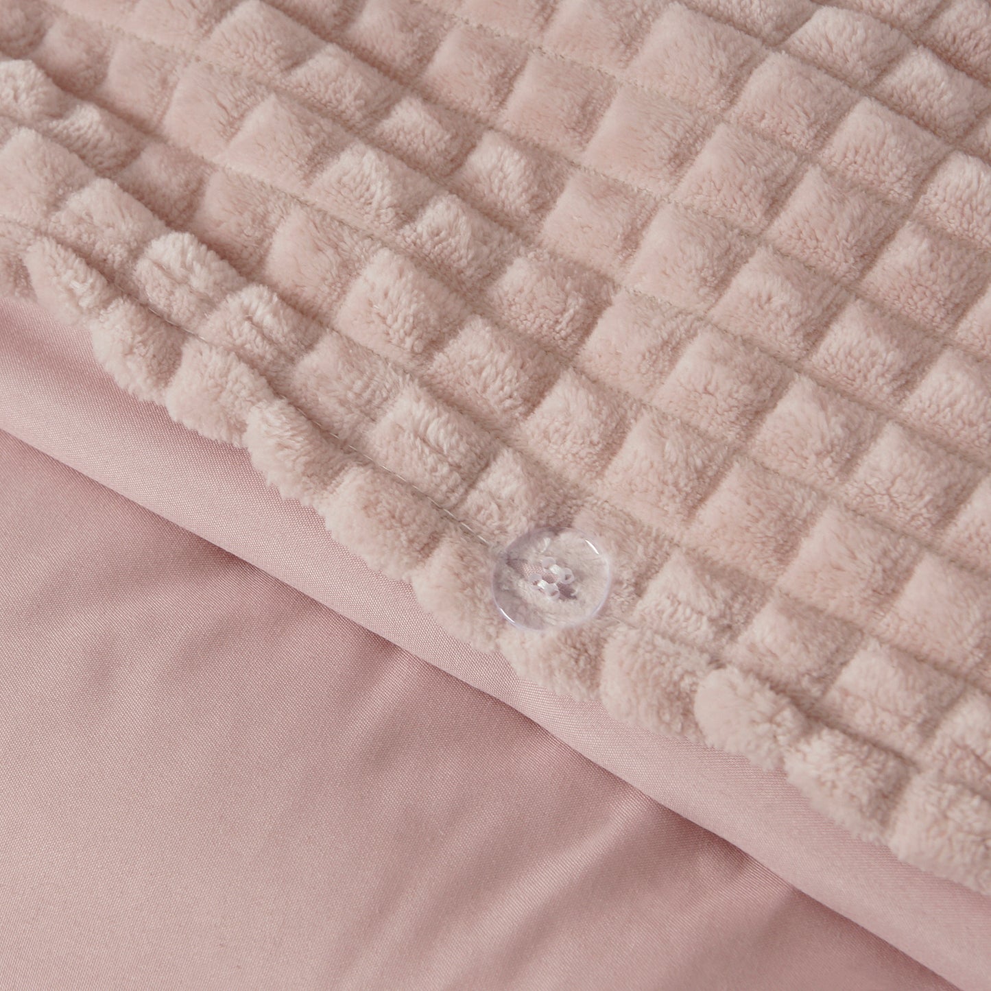 Dekbedovertrek Teddy Polar Bear Fur Soft Pink