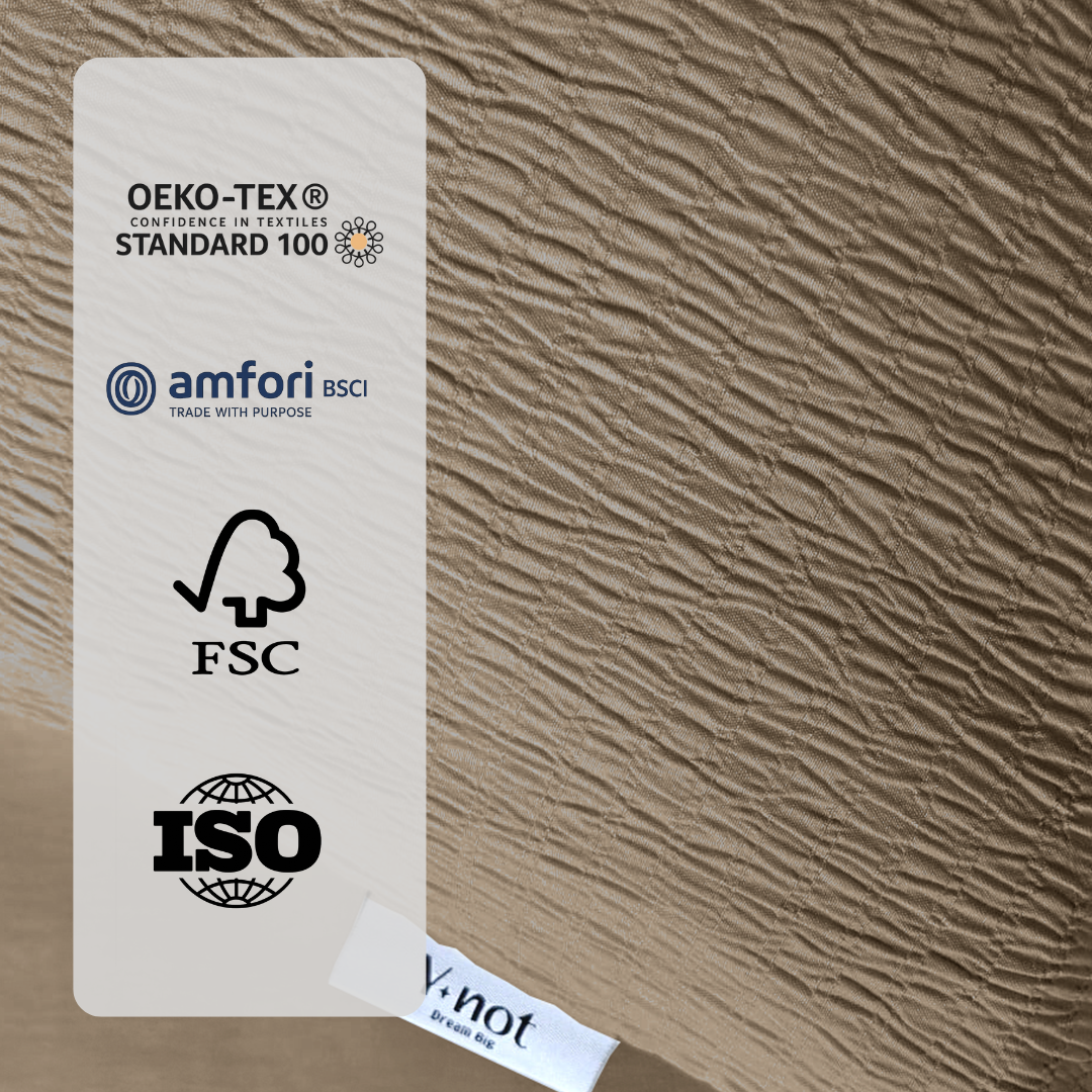 YNOT Dreambed Signature Micro Mousseline Taupe