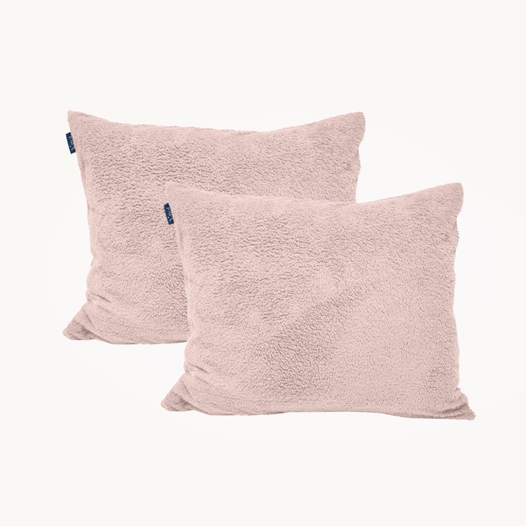 Kussenslopen Teddy Blush Pink 60x70cm 2-Pack