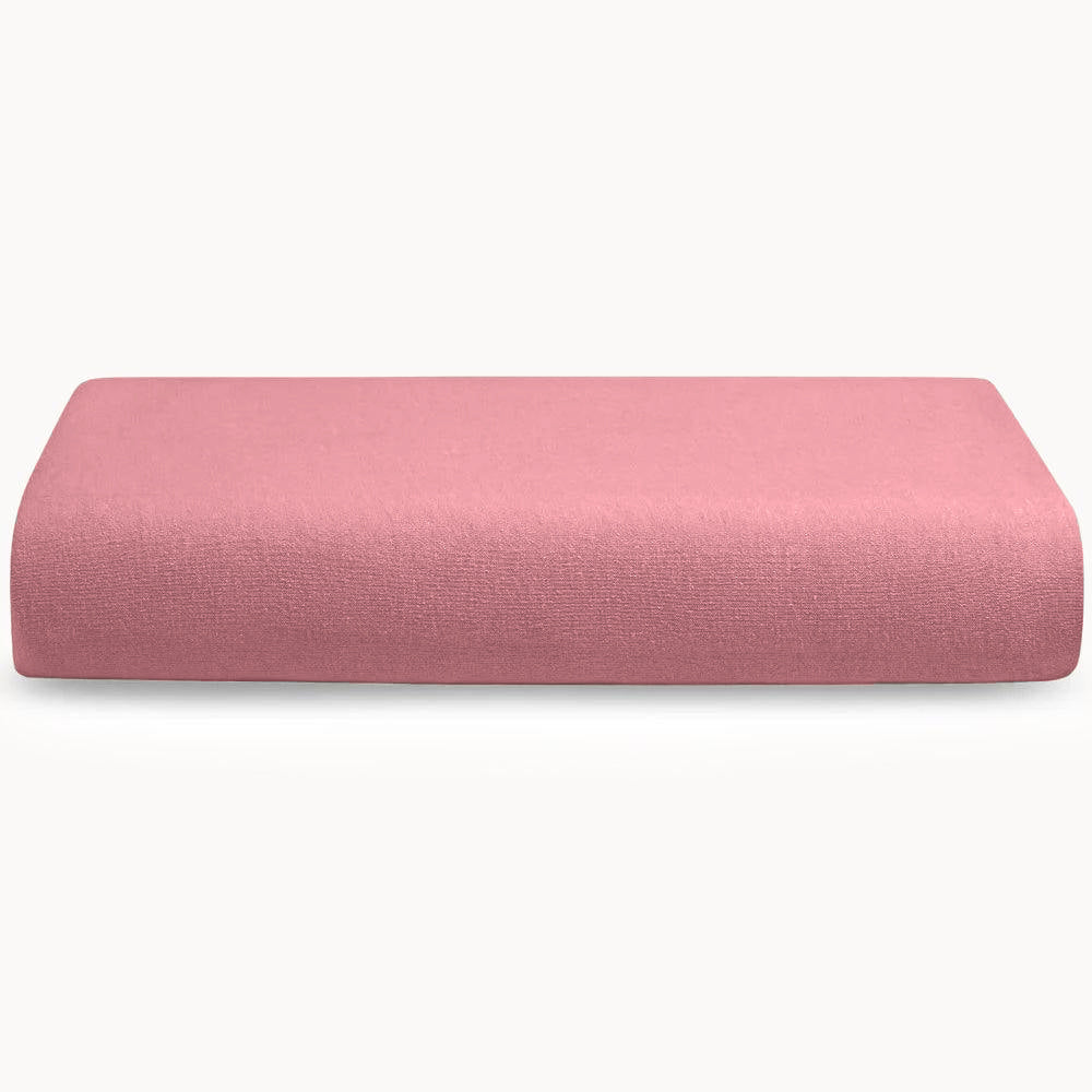 Zacht en Elegant Roze Jersey Hoeslaken van Premium Kwaliteit