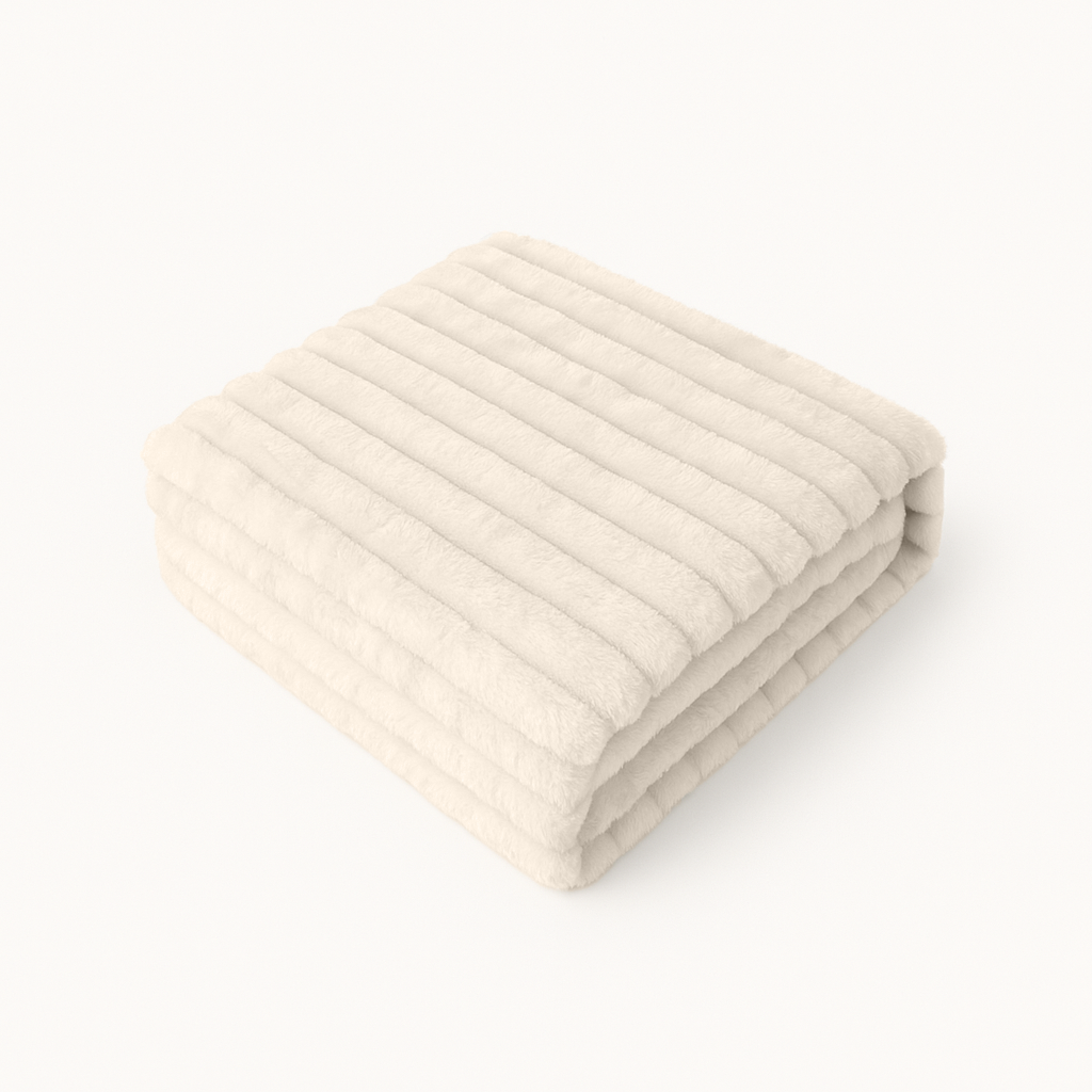 Kussenslopen Teddy Chunky Rib™ Cappuccino White 60x70cm 2-Pack