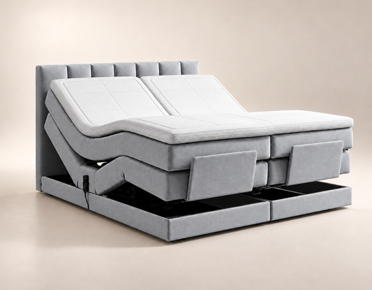 Y-NOT - Elektrische Boxspring - Lumière - Complete set - Nº15 Gray