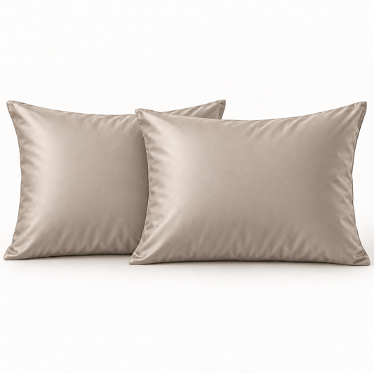 Y-NOT Kussenslopen Bamboe Sand 60x70 cm 2-pack