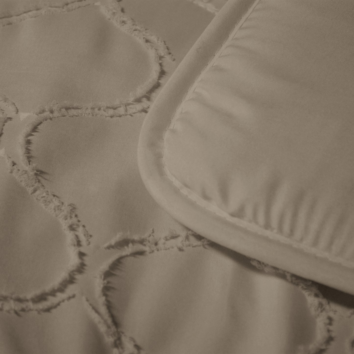 Dekbed Zonder Overtrek Japandi Curve Taupe