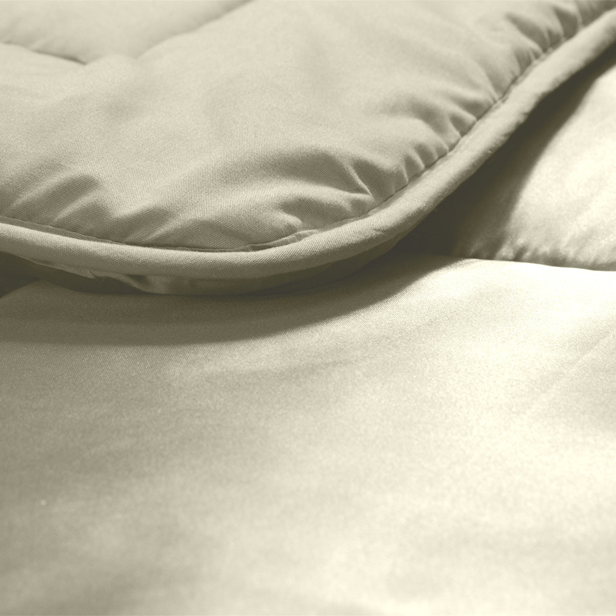 Dekbed Zonder Overtrek Satijn Pearl White