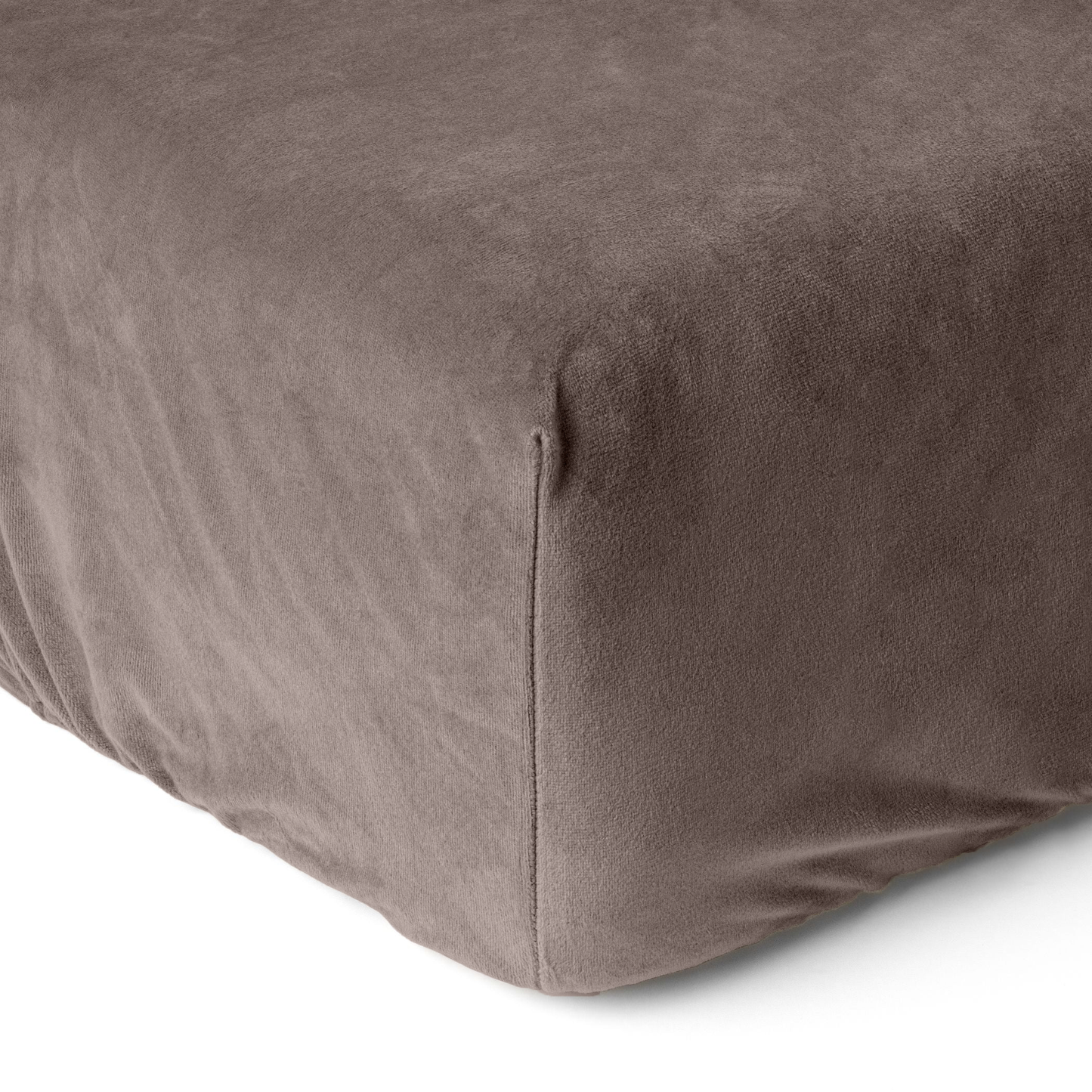 Matras Hoeslaken Velvet Taupe Grey