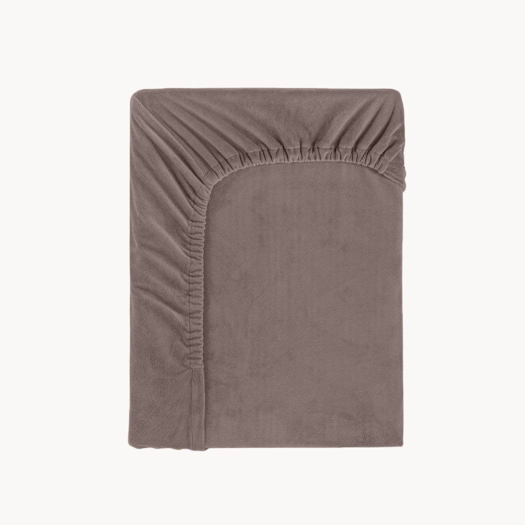 Matras Hoeslaken Velvet Taupe Grey
