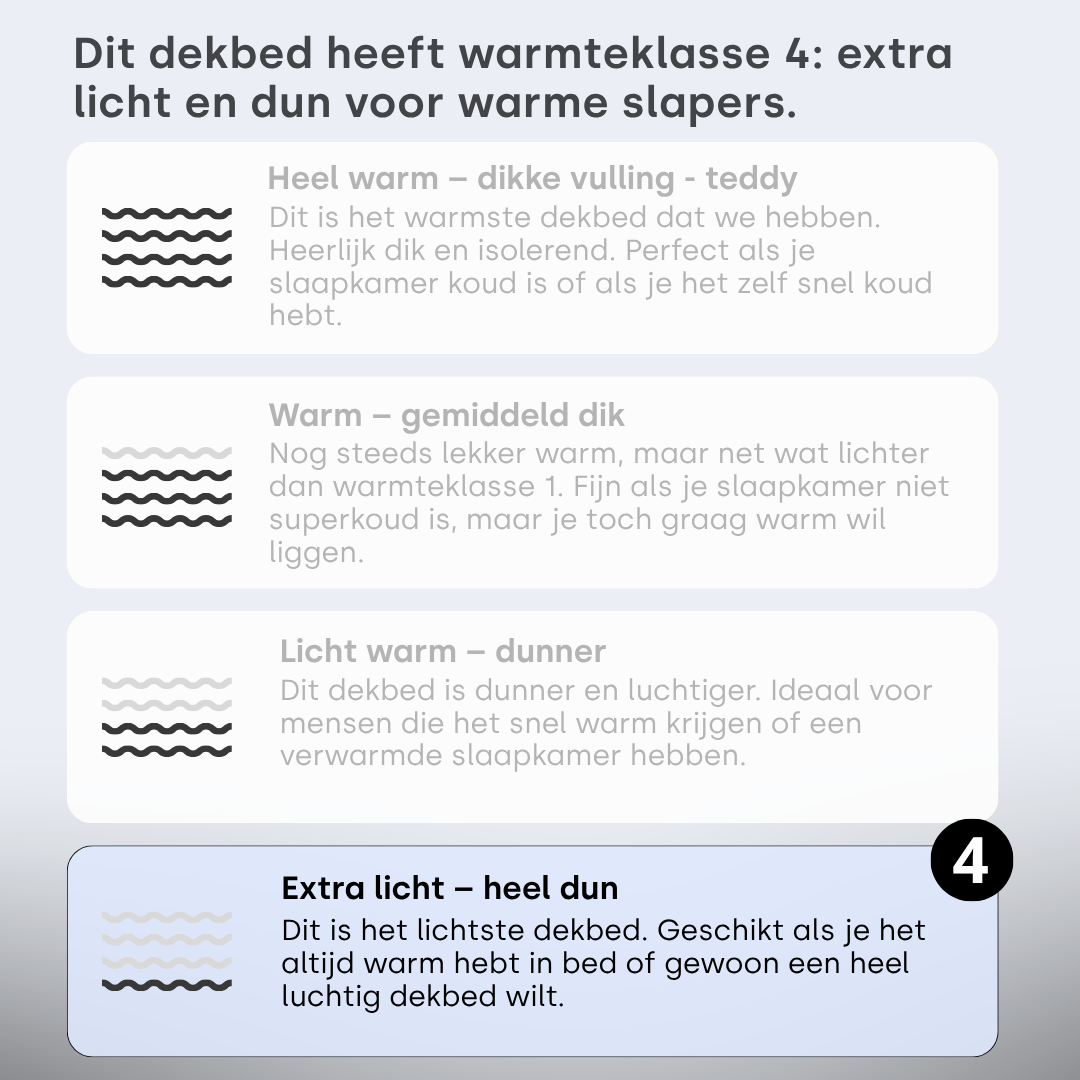 YNOT Dreambed Light Original Pearl White (220cm lang)